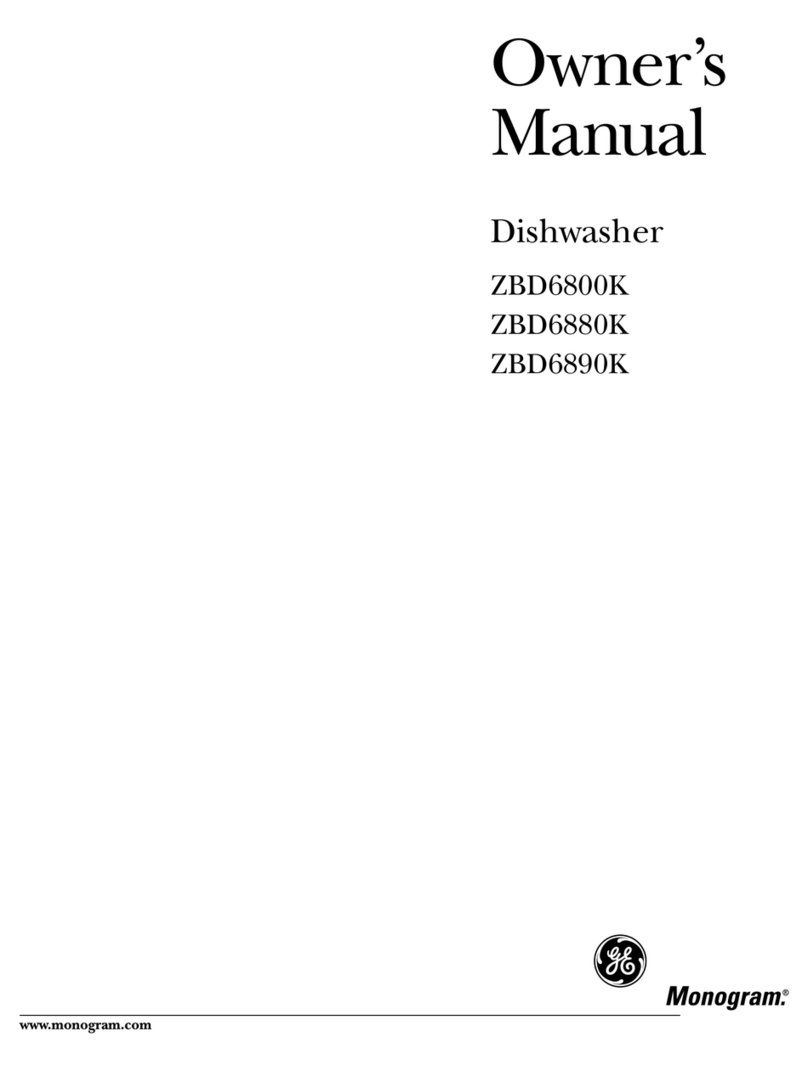 GE Monogram ZBD6800K User manual