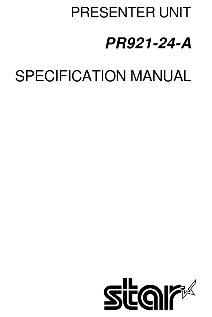 Star Micronics PR921-24-A Specification manual