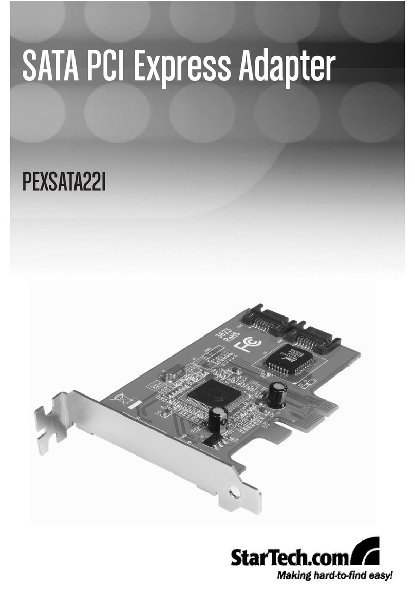 StarTech.com PEXSATA22I User manual StarTech.com PEXSATA22I User manual