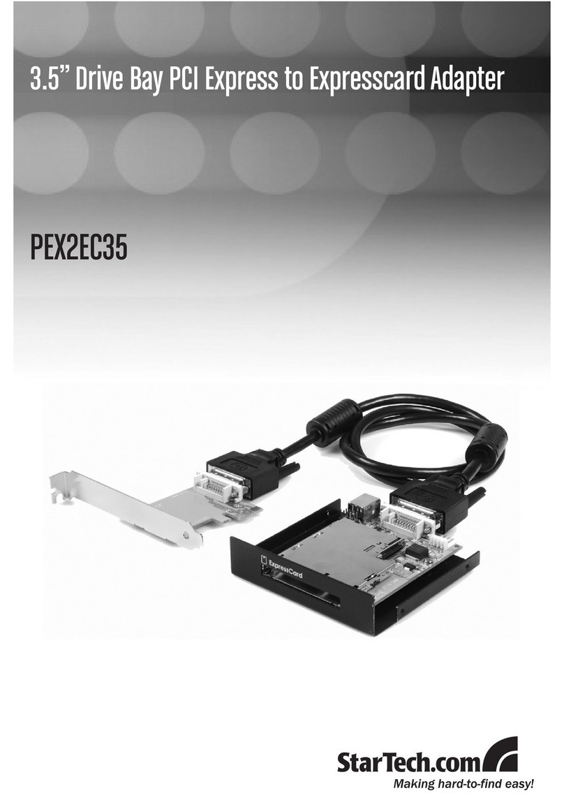 StarTech.com PEX2EC35 User manual