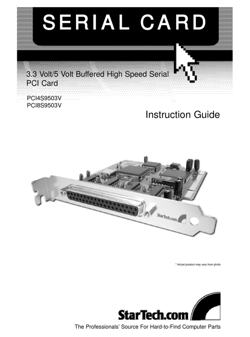 StarTech.com PCI4S9503V Manual