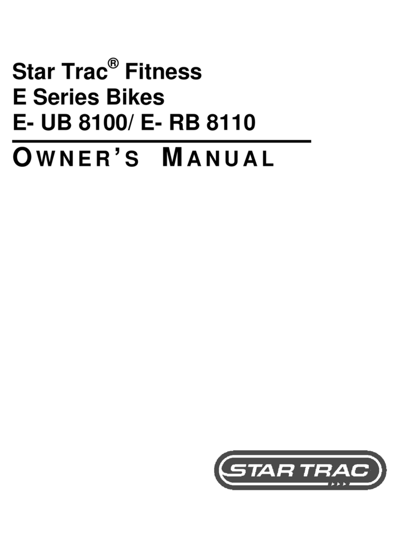 Star Trac E-UB 8100 User manual
