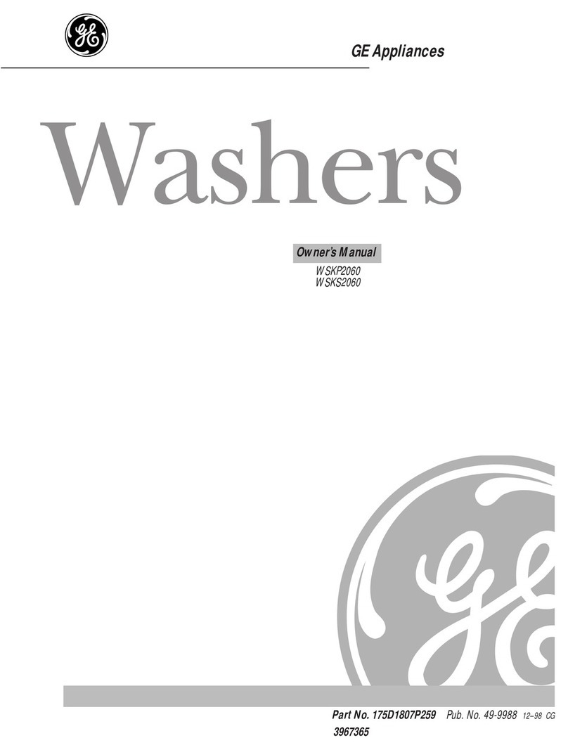 GE Appliances WSKP2060 User manual