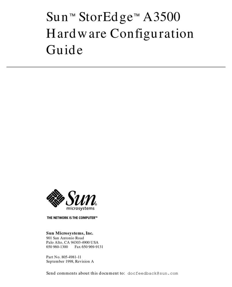 Sun Microsystems Sun StorEdge A3500 User manual Sun Microsystems Sun StorEdge A3500 User manual