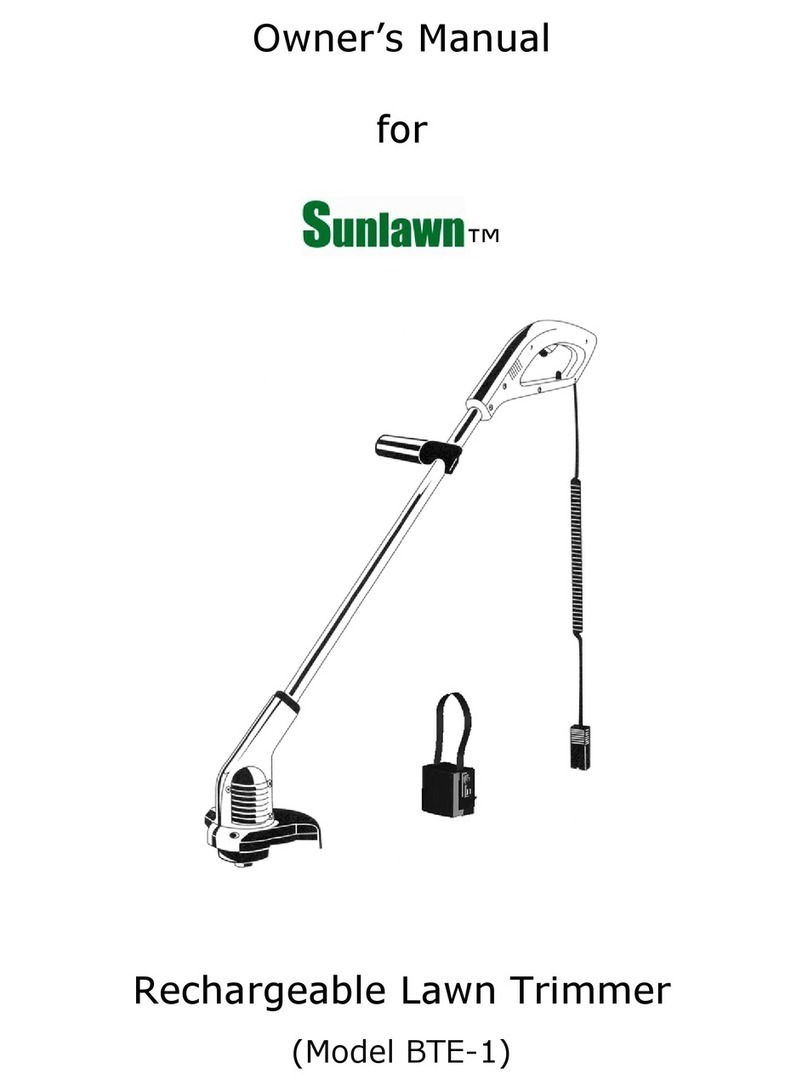 Sunlawn BTE-1 owner's manual