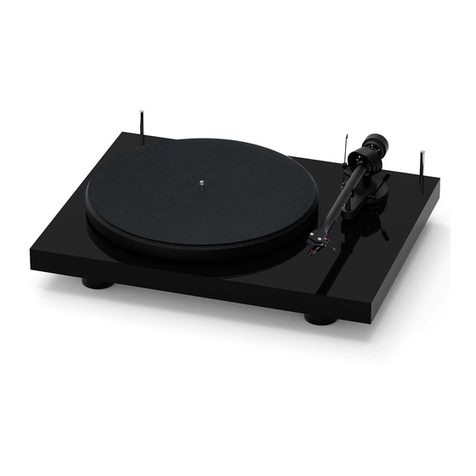 Pro-Ject Audio Systems Pro-Ject Debut III E User manual