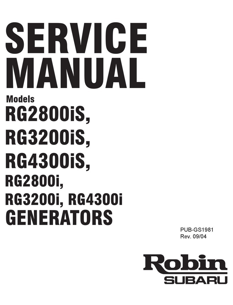 Robin America RG2800iS Service Service manual