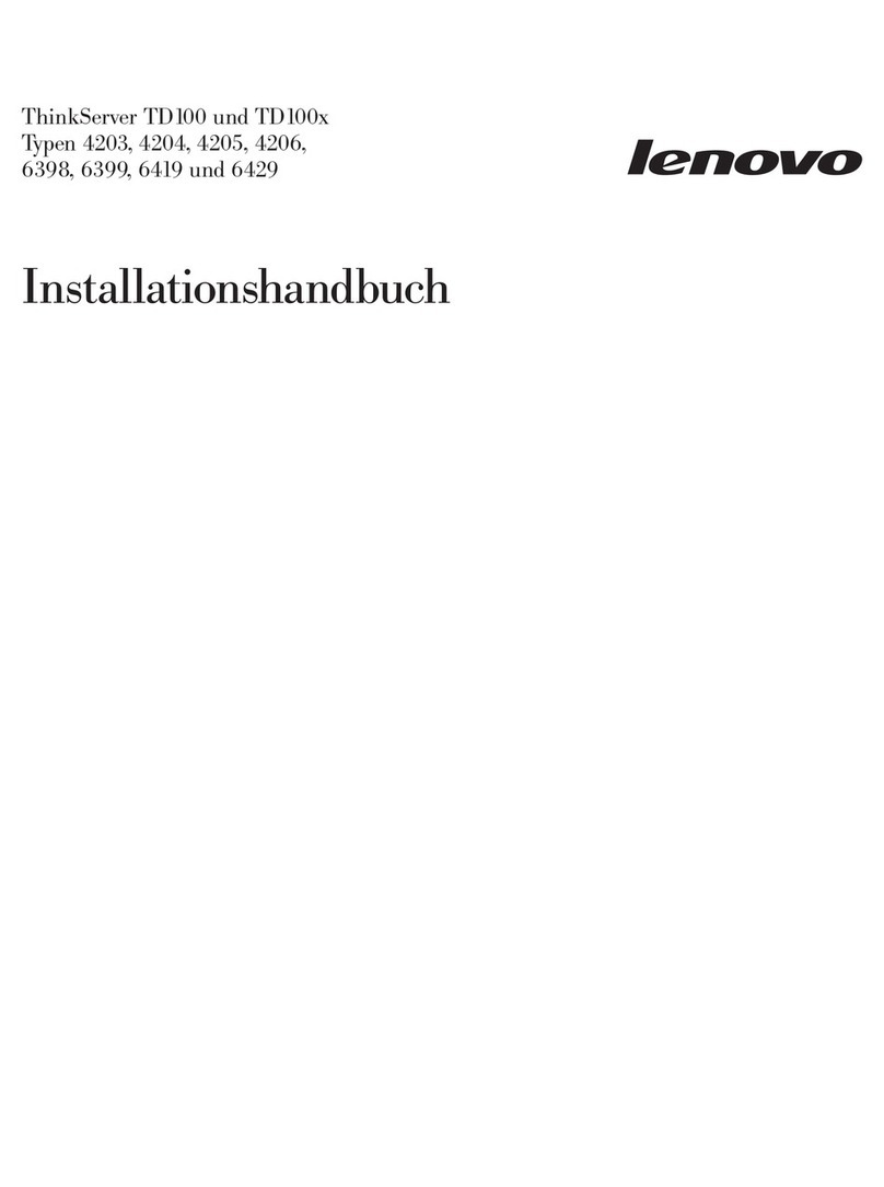 Lenovo ThinkServer TD100x User manual