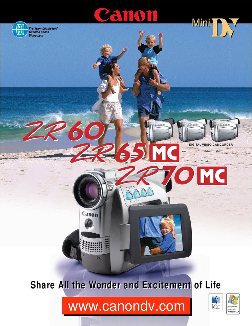 Canon ZR70MC User manual