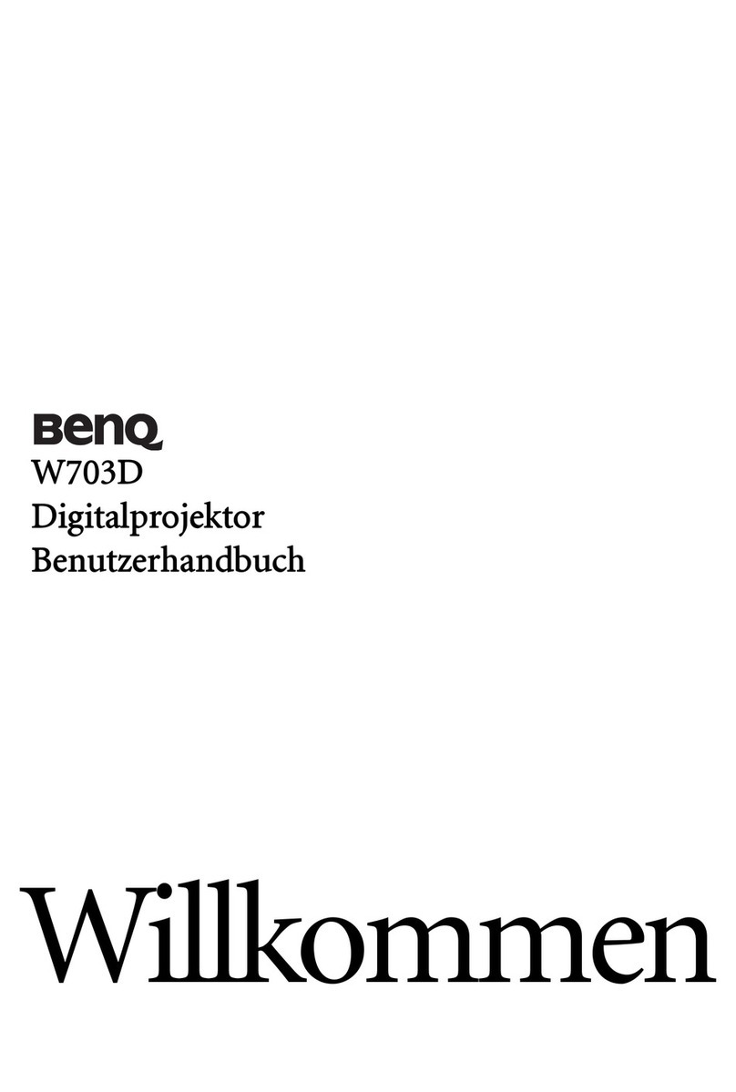 BenQ W703D Instructions for use BenQ W703D Instructions for use