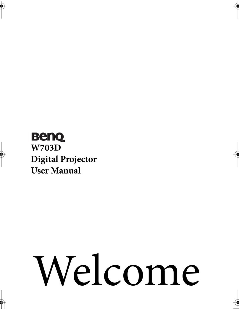 BenQ W703D User manual