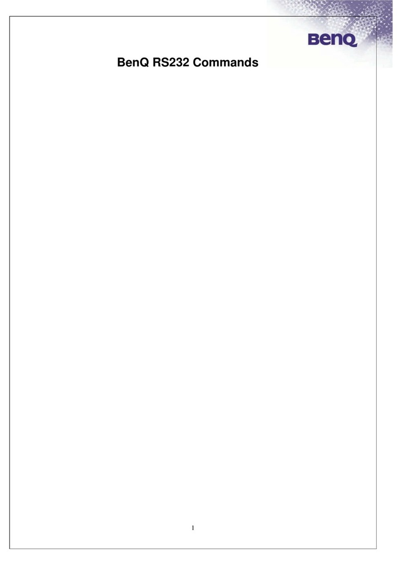 BenQ RS232 Commands manual