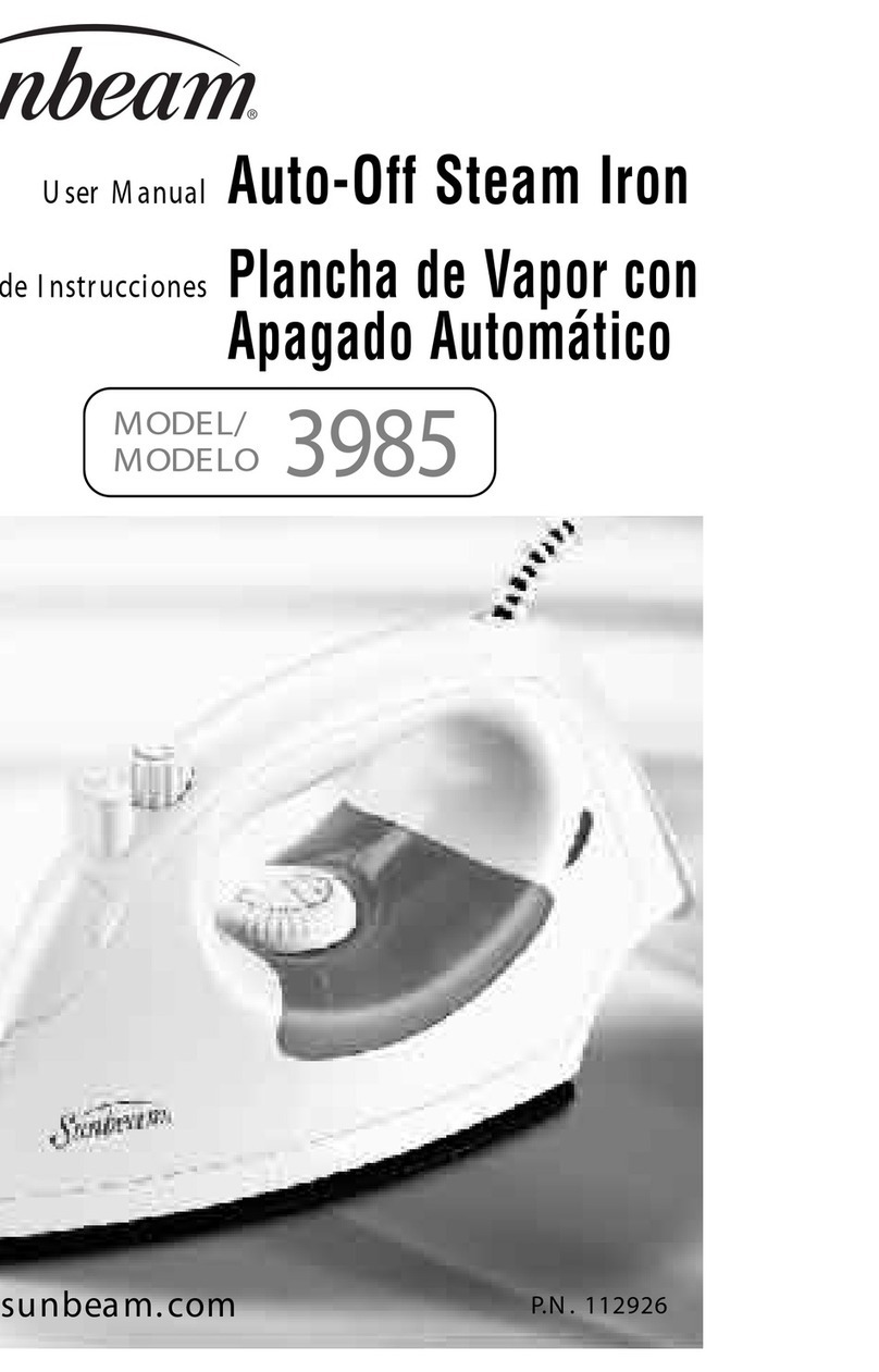 Sunbeam 3985 User manual