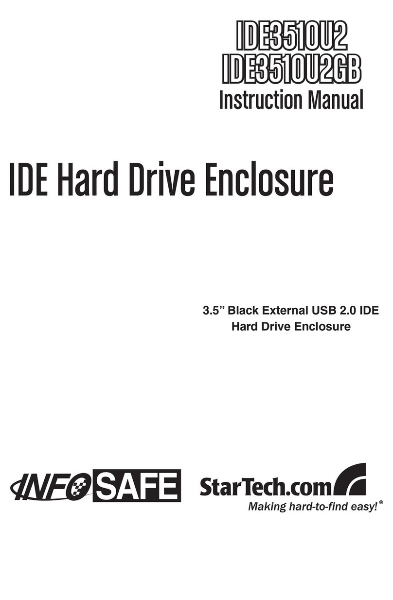 StarTech.com IDE3510U2GB User manual StarTech.com IDE3510U2GB User manual