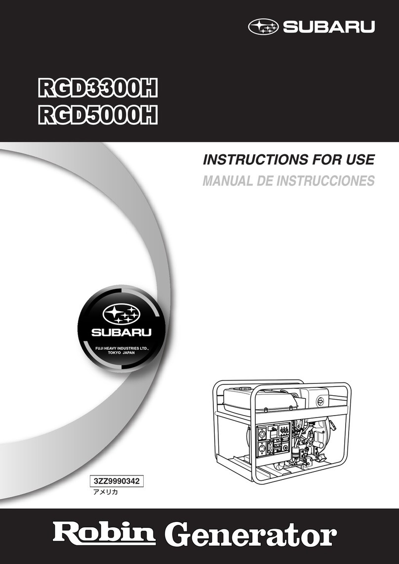 Subaru ROBIN RGD3300H Instructions for use
