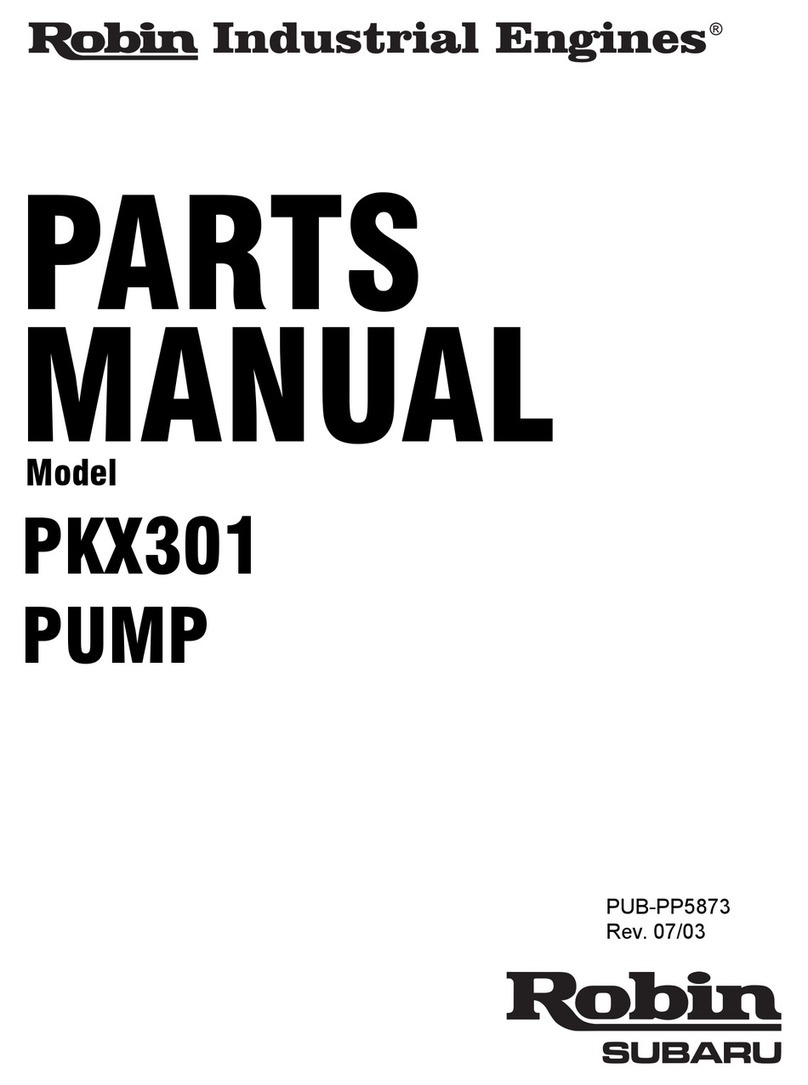 Robin PKX301 User manual