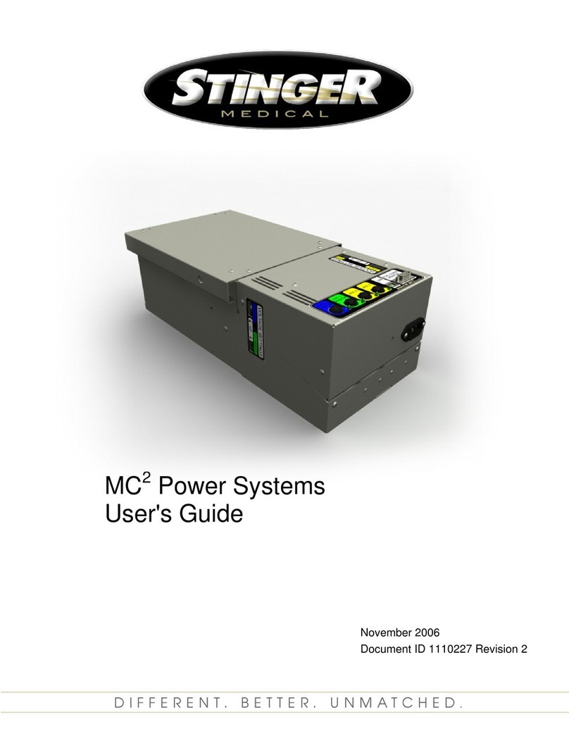 Stinger MC2 POWER SYSTEMS user guide