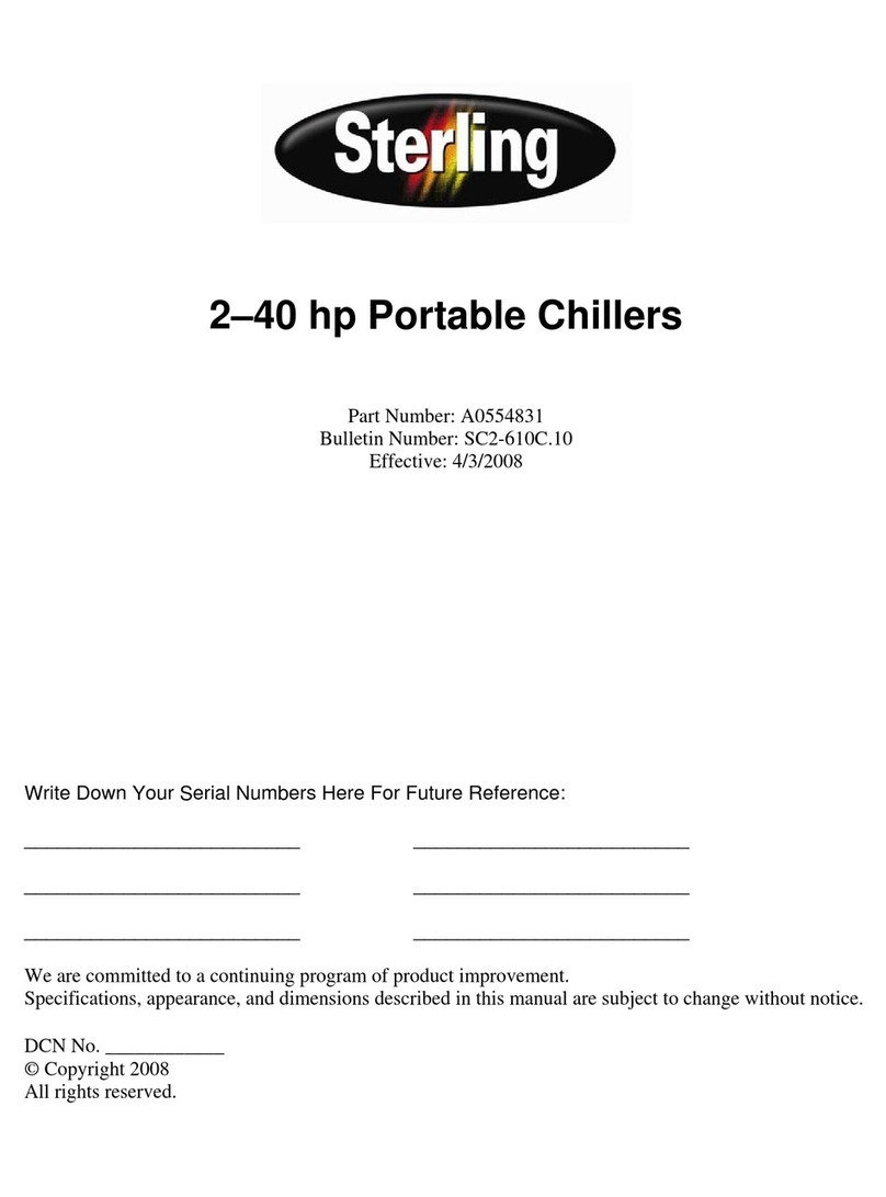 Sterling A0554831 User manual