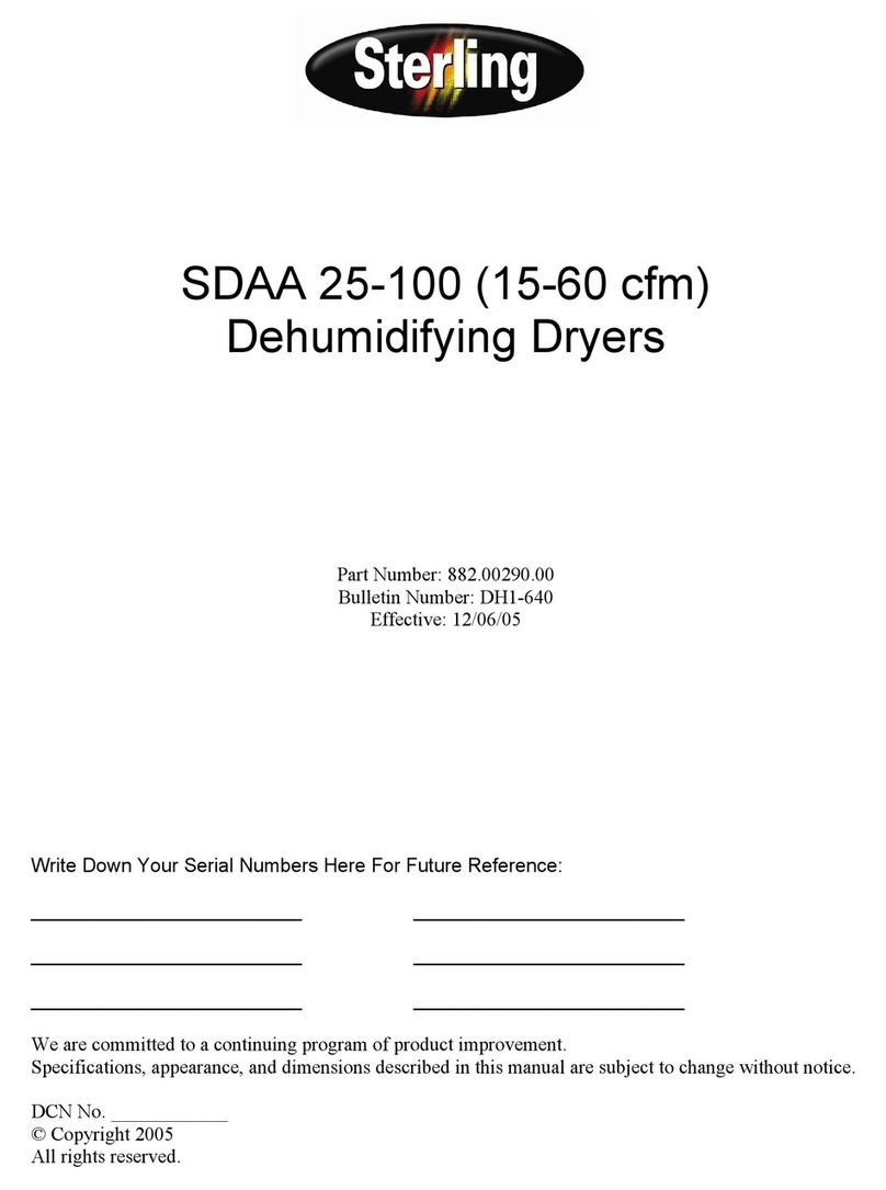 Sterling SDAA 25-100 user manual