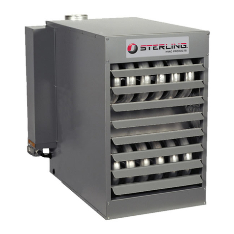 Sterling GF-150 Installation instructions and parts list
