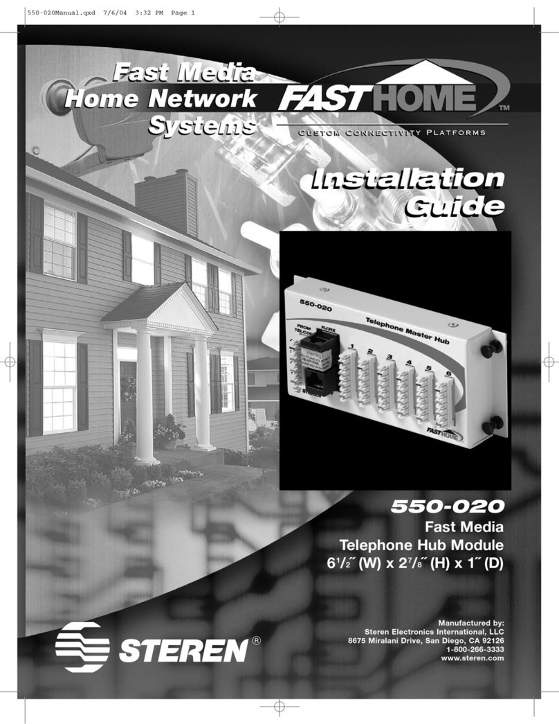 Steren FAST HOME 550-020 installation guide Steren FAST HOME 550-020 installation guide