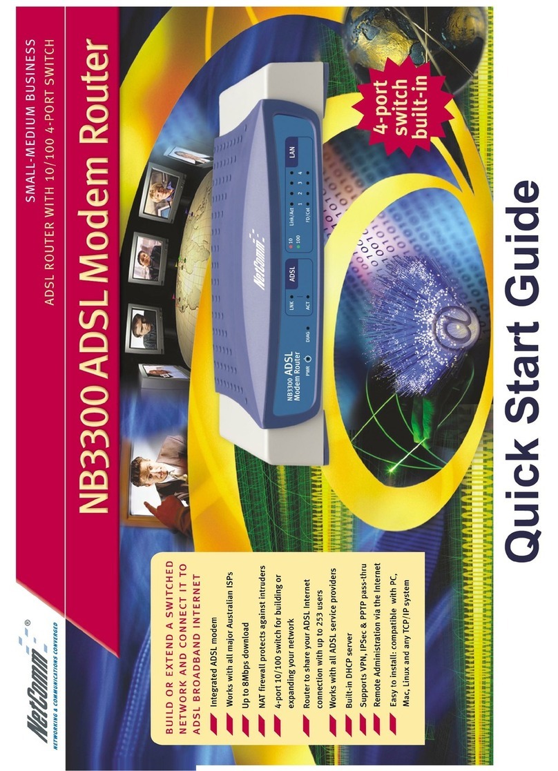 NetComm NB3300 User manual