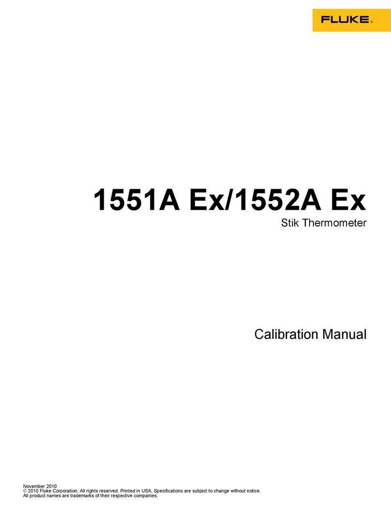 Fluke 1551A Ex Calibration manual