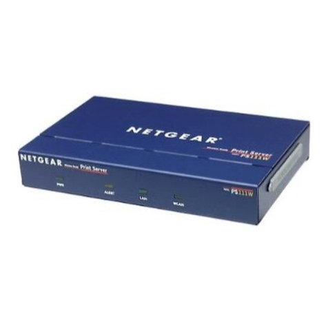 NETGEAR PS111W - Print Server - Parallel Installation and reference manual