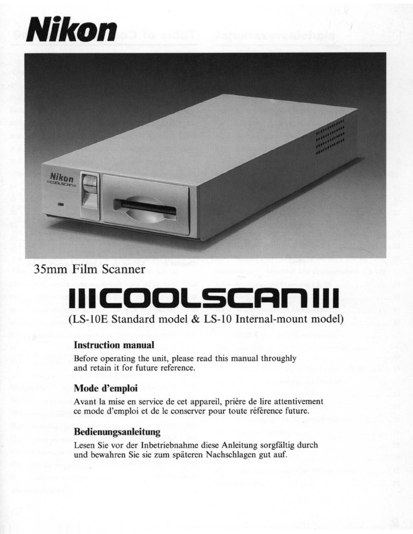 Nikon COOLSCAN LS-10E instruction manual