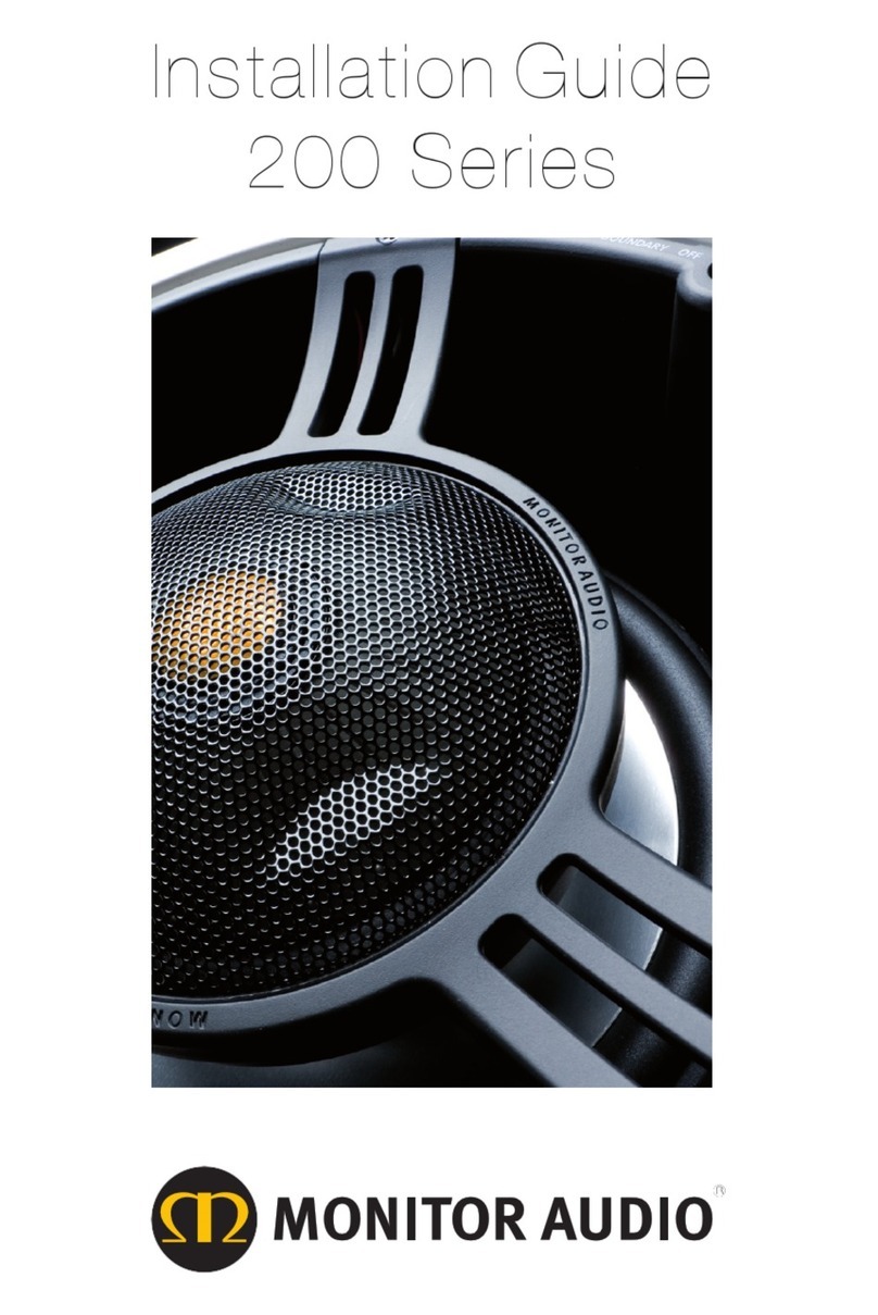 Monitor Audio 200 series installation guide