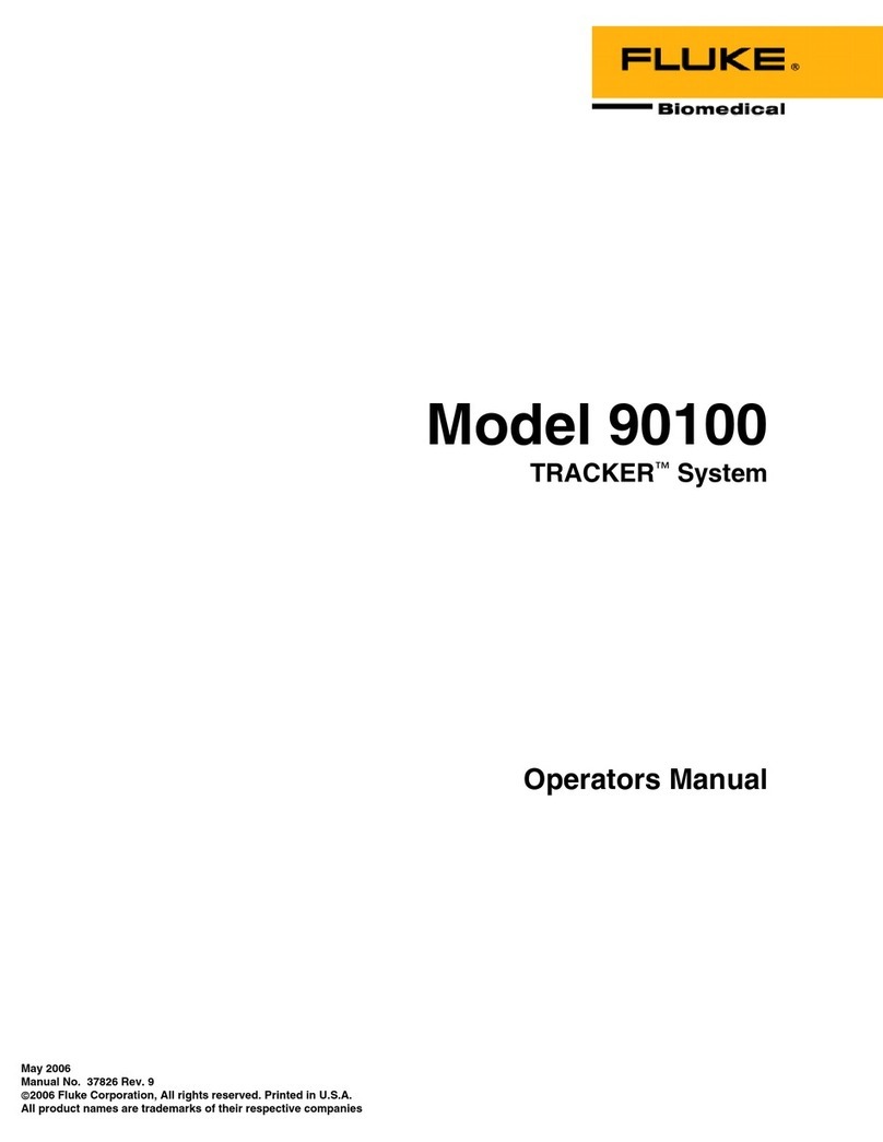 Fluke TRACKER 90100 Operators Operator's manual
