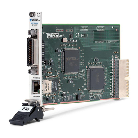 National Instruments PCI/PXI GIGABIT ETHERNET ADAPTERS User manual