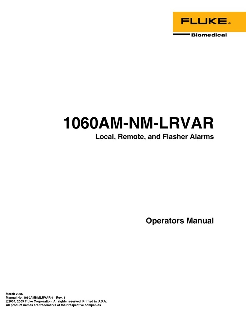 Fluke 1060AM-NM-LRVAR Operators Operator's manual