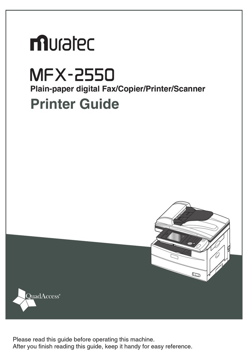 Muratec MFX-2550 Guide User manual