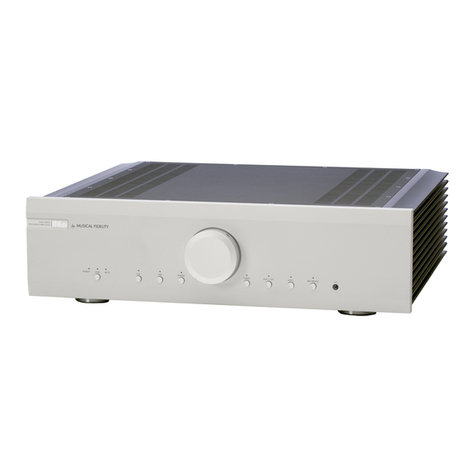 Musical Fidelity M6I Instructions for use