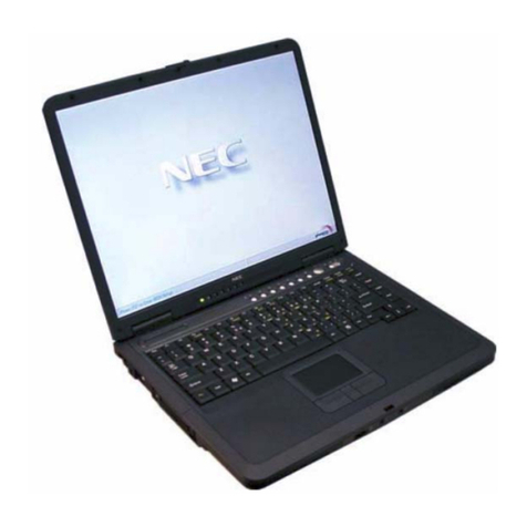 NEC Versa P520 Disassembly manual