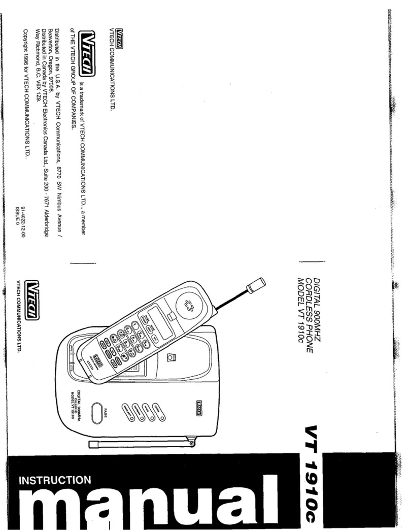 V-tech VT-1910c User manual