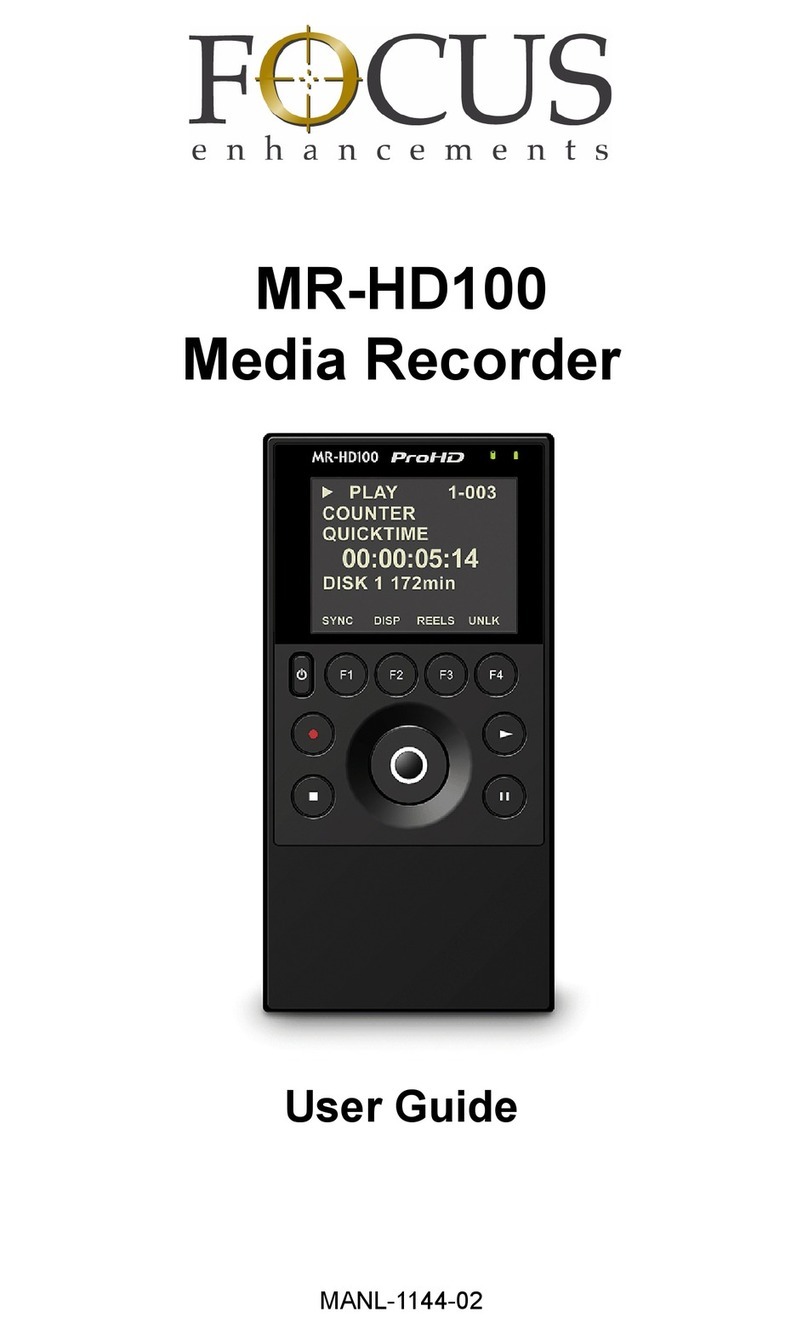 foc.us MR-HD100 User manual