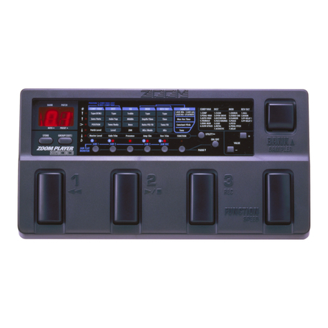 Zoom 2100 User manual