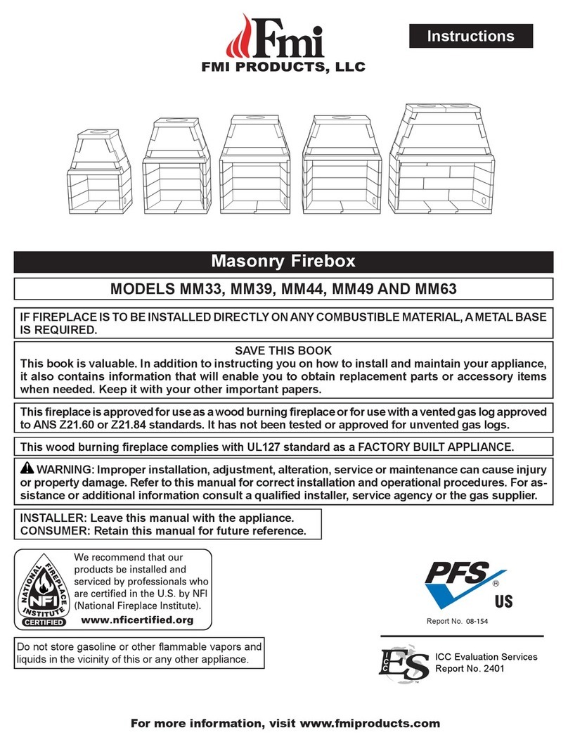 FMI Masonry MM33 User manual
