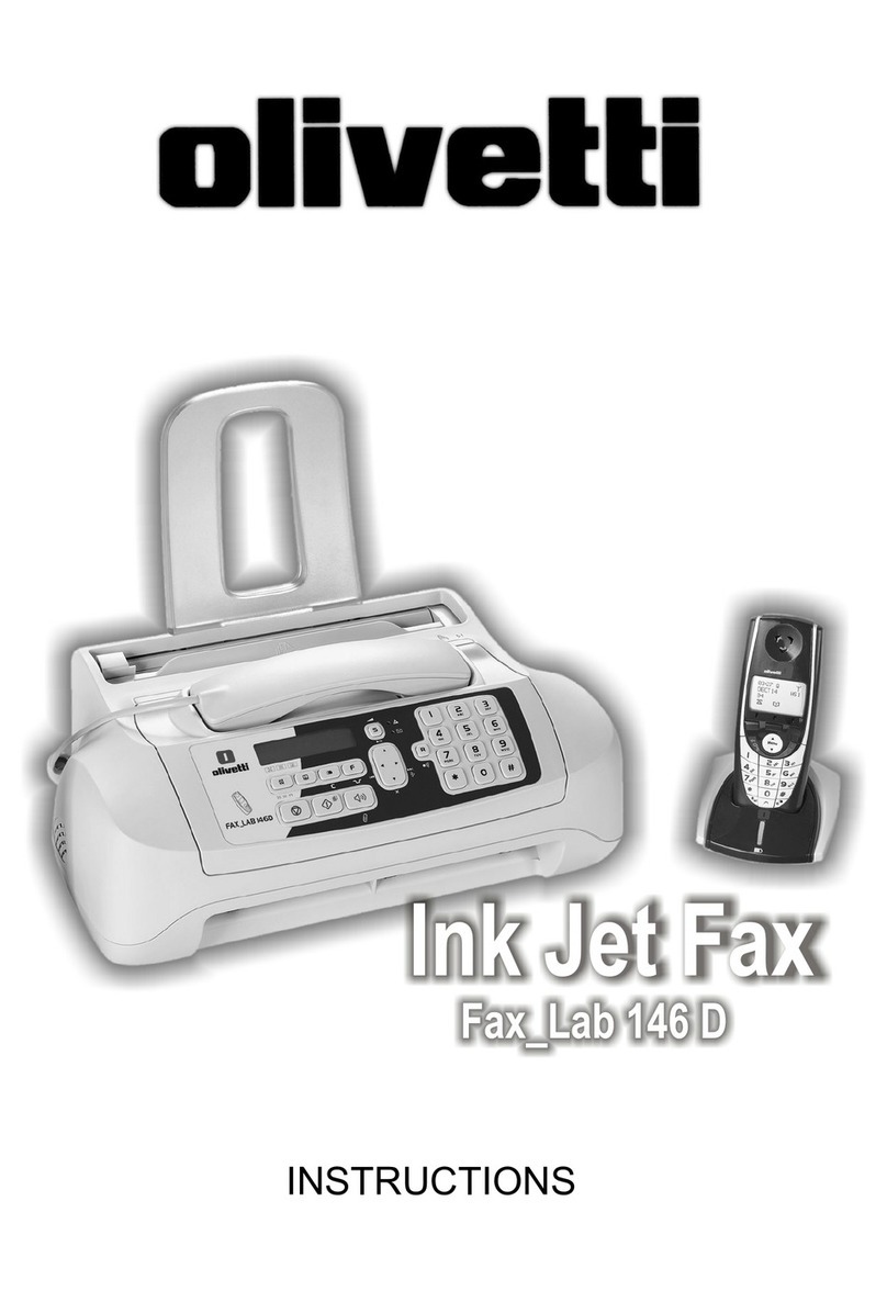 Olivetti Fax_Lab 146D instructions