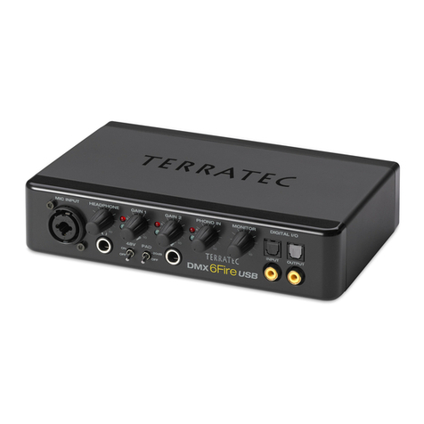 TerraTec DMX 6Fire USB Operation manual