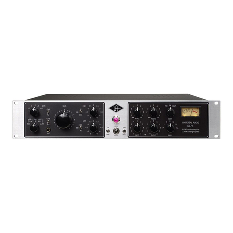 Universal Audio 6176 User manual