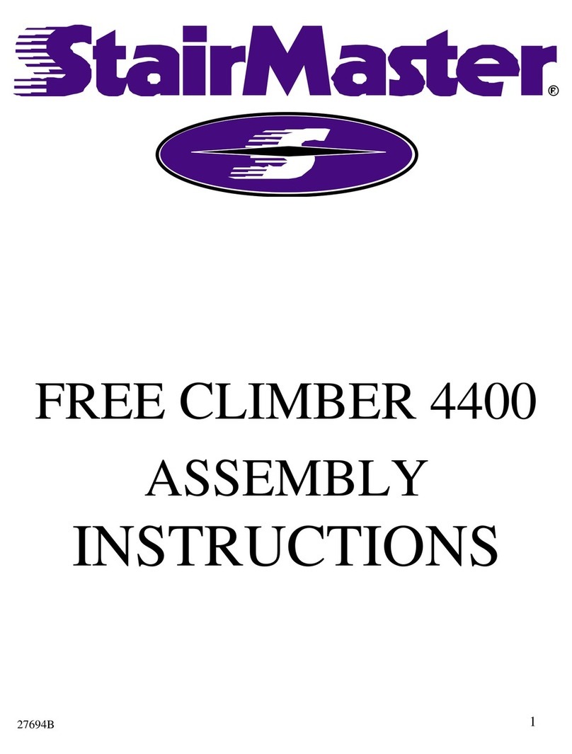 Stairmaster FreeClimber 4400 Assembly instructions