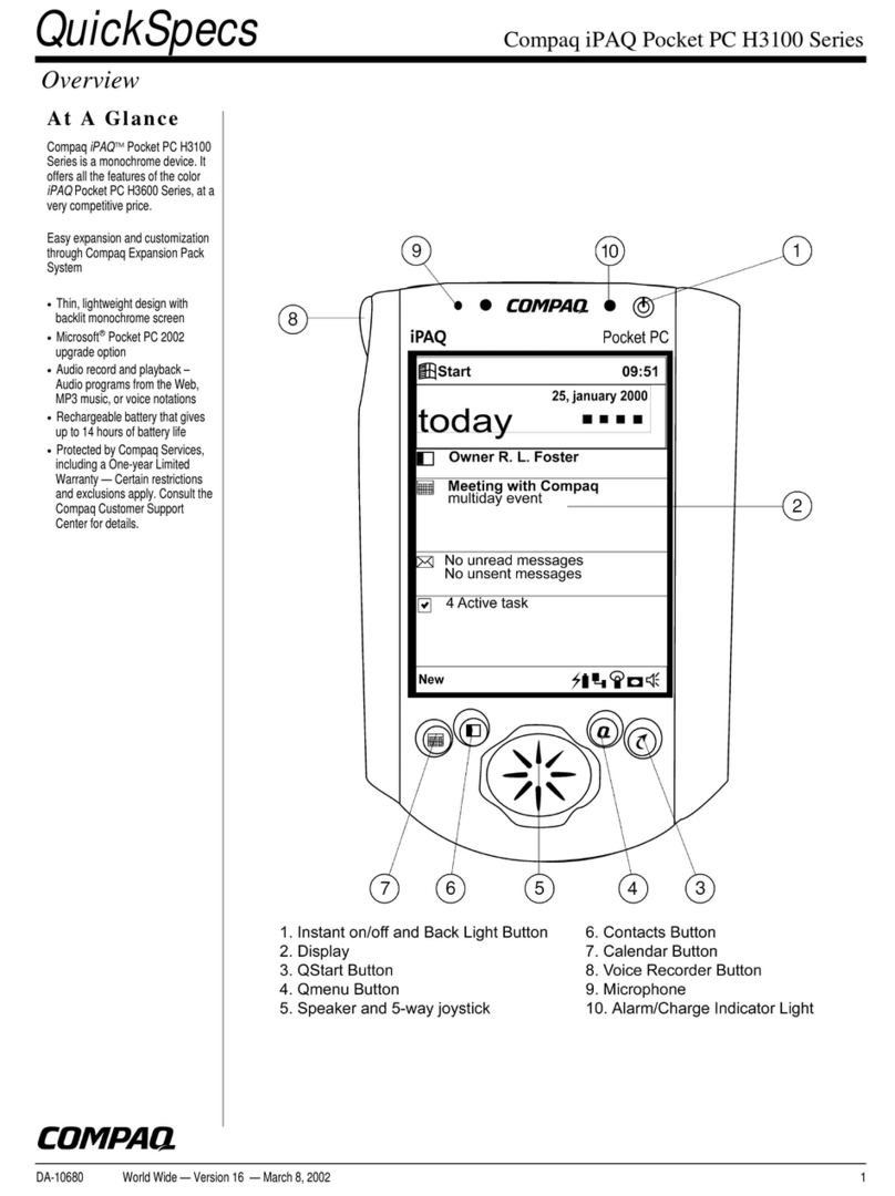 Mum's Creations Compaq iPaq H3100 series Installation guide