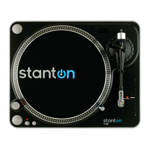 Stanton T.62 User manual