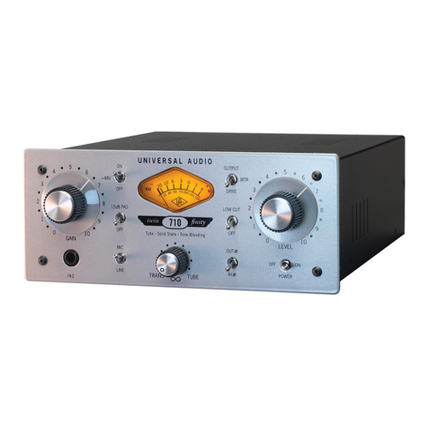 Universal Audio 710 User manual