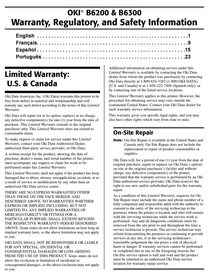 Oki B6200 Series Original instructions