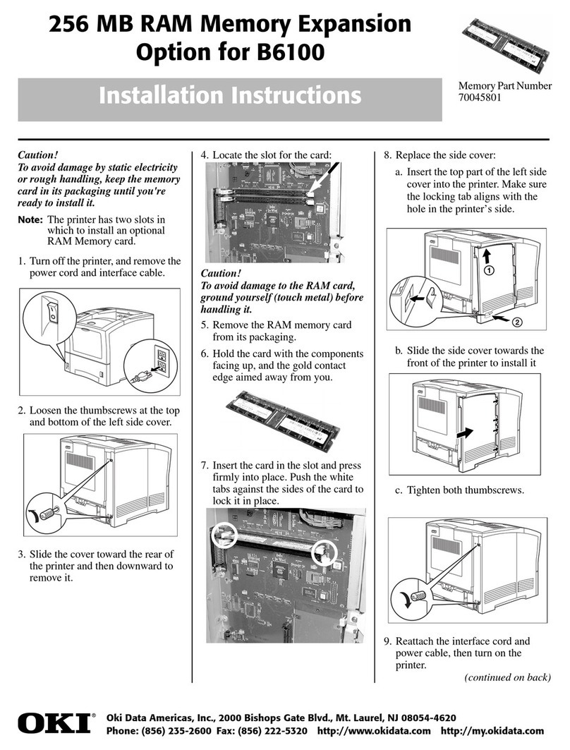 Oki B6100n User manual