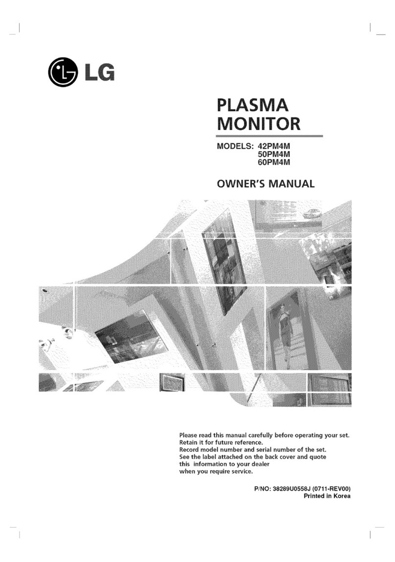 LG 60PM4M User manual
